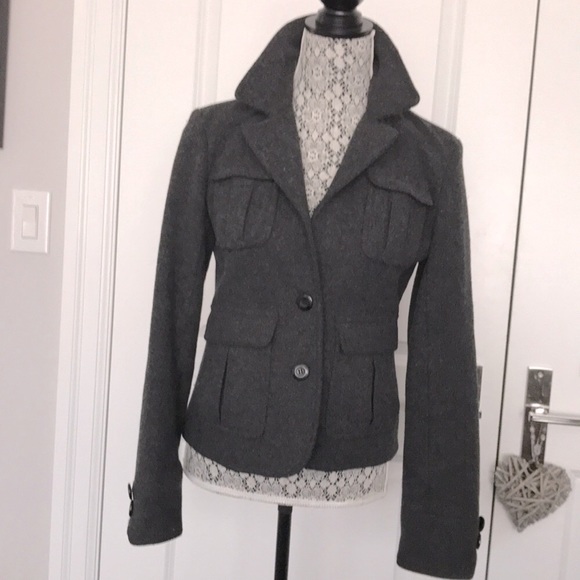 Wool Grey Jacket - Picture 1 of 8